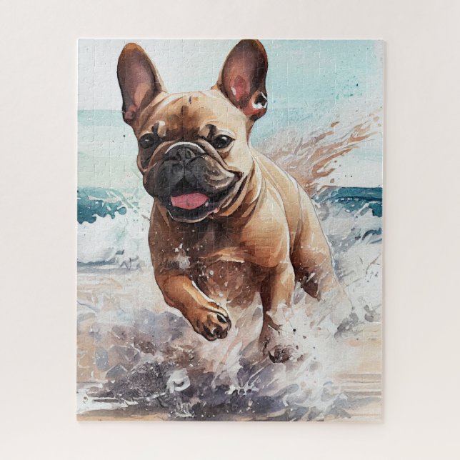 Quebra-cabeça Frenchie French Bulldog Gift (Vertical)