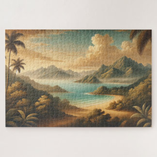 QUEBRA-CABEÇA "FRESCO BAY" JIGSAW PUZZLE – LANDSCAPE SERIES