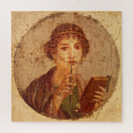 Quebra-cabeça Fresco de Sappho em Pompeia