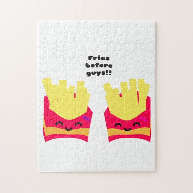 Quebra-cabeça Fries Antes das Caras! (Vertical)