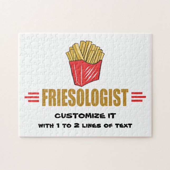 Quebra-cabeça Fries franceses engraçados (Horizontal)