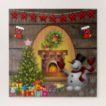 Quebra-cabeça Frosty The Snowman Christmas<br><div class="desc">gelado,  boneco de neve</div>