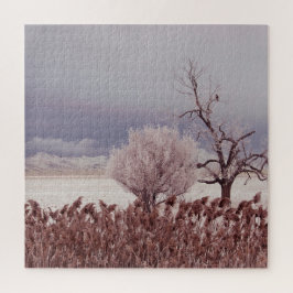 Quebra-cabeça Frosty Utah Mountain Morning - 20x20 - 676 pc