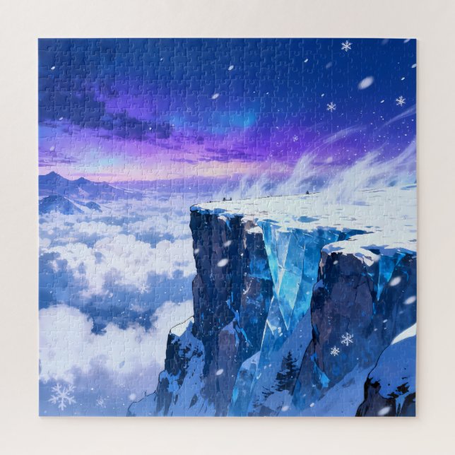 Quebra-cabeça Frozen Crystal Cliffs Jigsaw Puzzle (Vertical)