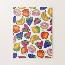 Quebra-cabeça Fruta Salada Melancia Limão Aroma de Morango
