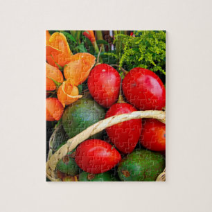 Quebra-cabeça fruta tropical
