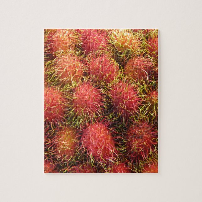 Quebra-cabeça Fruta tropical do Rambutan (Vertical)