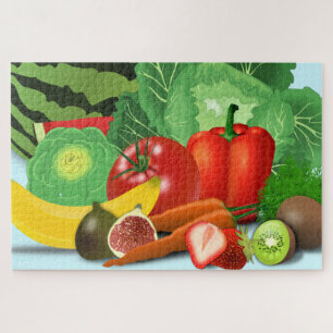 Quebra-cabeça Frutas e Produtos Hortícolas -