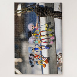 Quebra-cabeça Fubby's 'New York construction workers' pose.