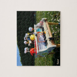 Quebra-cabeça Fubby's op piano die muziek maken en dansen.