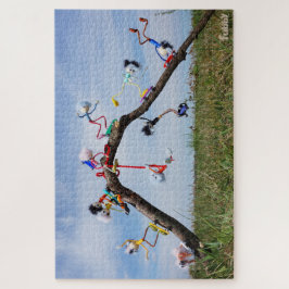 Quebra-cabeça Fubby's skating and performing stunts.