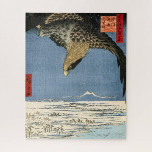 Quebra-cabeça Fukagawa Susaki e Jumantsubo por Hiroshige
