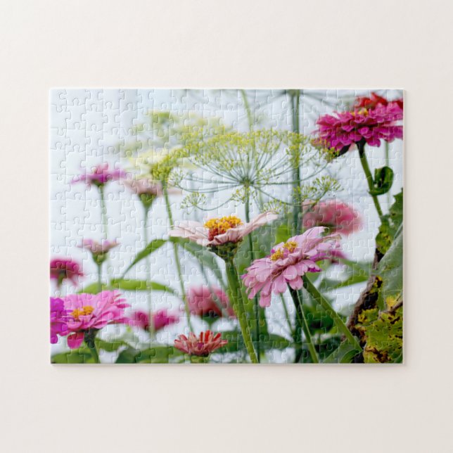 Quebra-cabeça Fumadores de celeiro Flores de Verão (Horizontal)