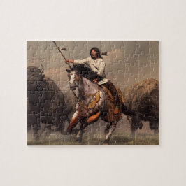 Quebra-cabeça Funcionamento com búfalo