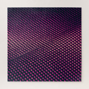 Quebra-cabeça Fundo abstrato futurista metálico rosa.