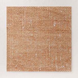 Quebra-cabeça Fundo de Textura de Canvas de Linen Castanho