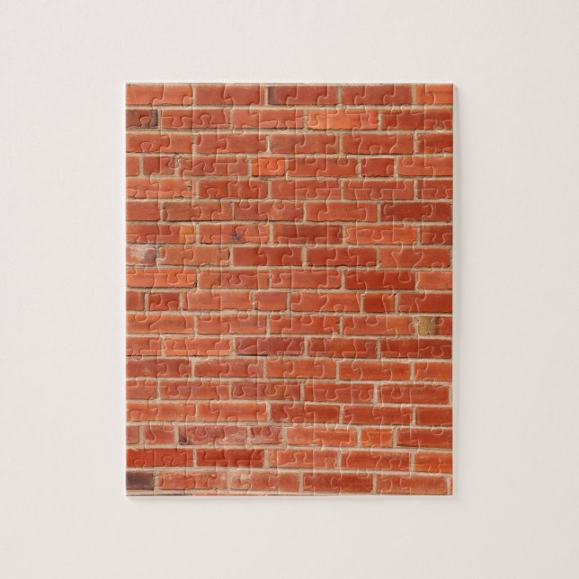 Quebra-cabeça Fundo de Textura de Muro Vermelho (Vertical)