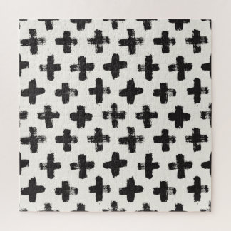 Quebra-cabeça Fundo do Abstrato de Vintage com Traços de Pincel