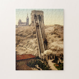 Quebra-cabeça Funicular Notre Dame de la Garde Marselha França