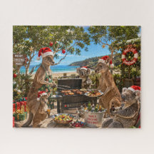 Funny Aussie Natal Cangurus Churrasco 520 Peças