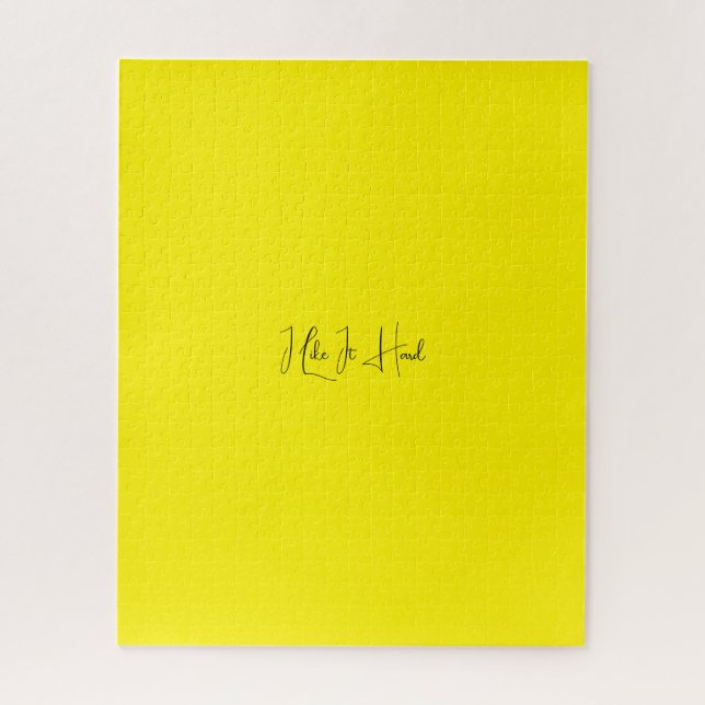 Quebra-cabeça Funny Quote Solid Background Puzzle (Vertical)