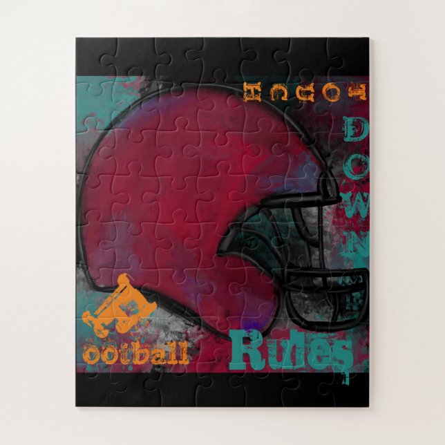 Quebra-cabeça Futebol Americano (Vertical)