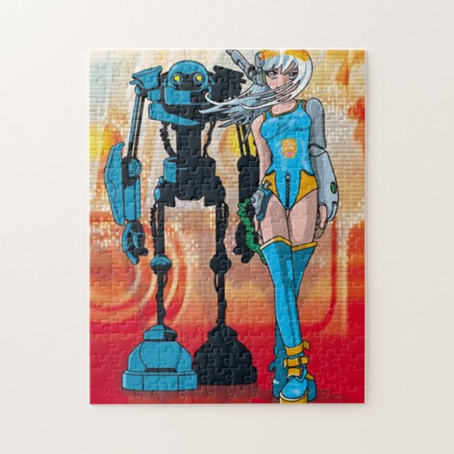 Quebra-cabeça futurística (Vertical)