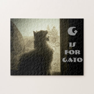 Quebra-cabeça G é para Gato