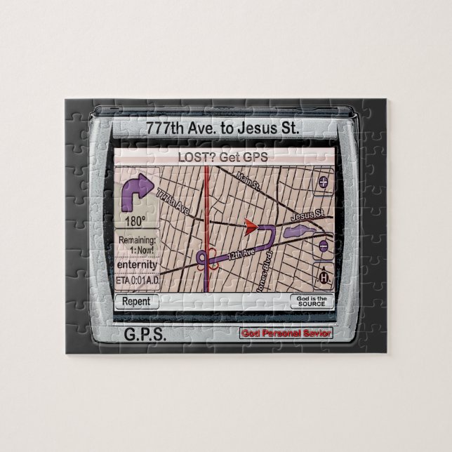 Quebra-cabeça G.P.S. Salvador pessoal do deus (Horizontal)