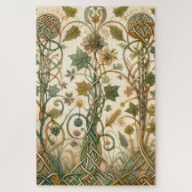 Gaélico Algodão Celta Núcleo Encantado Floral