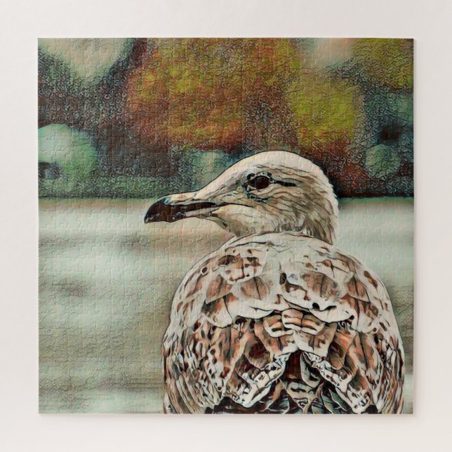 Quebra-cabeça gaivota (Vertical)