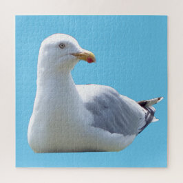 Quebra-cabeça Gaivota Tranquila na Cena de Foto da Vida Selvagem