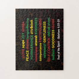 Quebra-cabeça GALÁCIOS 5:22-23 Fruta do Espírito Cristão