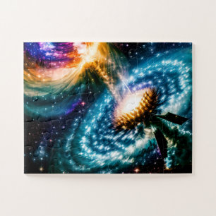 Quebra-cabeça Galáctica Broken Orbit Dimensional World Spacecraf