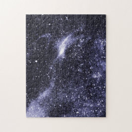 Quebra-cabeça Galáxia-abstrato violeta-preta