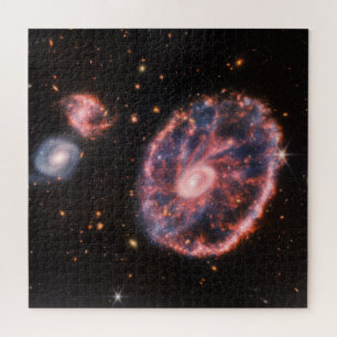 Quebra-cabeça Galáxia do Círculo Cartwheel, Telescópio Espacial