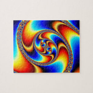 Quebra-cabeça Galáxia espiral - arte do Fractal
