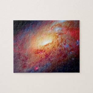 Quebra-cabeça Galáxia Espiral Messier M106 Foto do Espaço Exteri