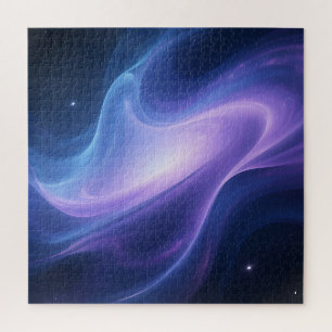 Quebra-cabeça Galáxia Espiral Nebulosa Cósmica Abstrata
