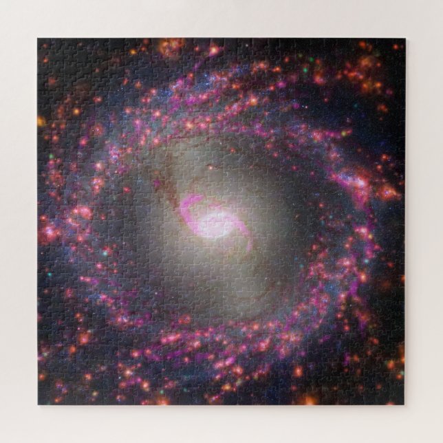 Quebra-cabeça Galáxia Espiral Ngc 3351. (Horizontal)