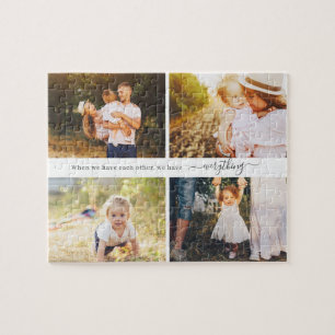 Quebra-cabeça Galeria de Fotos Personalizada de Cotação 4 Queb