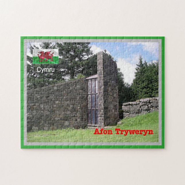 Quebra-cabeça Gales - Afon Tryweryn - (Horizontal)