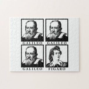 Quebra-cabeça Galileu Figaro BW