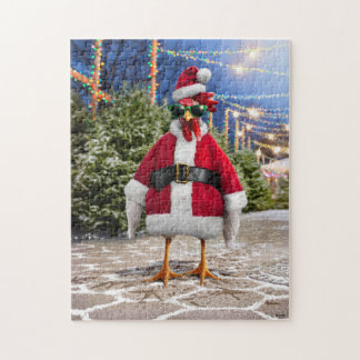 Quebra-cabeça Galinha do Papai Noel