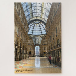 Quebra-cabeça Galleria, arcade - Milão, Itália