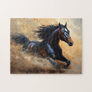 Quebra-cabeça Galloping Arabian Horse