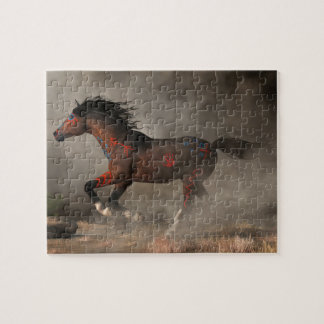Quebra-cabeça Galloping Warrior Horse
