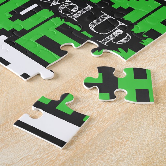 Quebra-cabeça Game Over, Level Up: Retro Pixel Sandbox Adventure (Lateral)