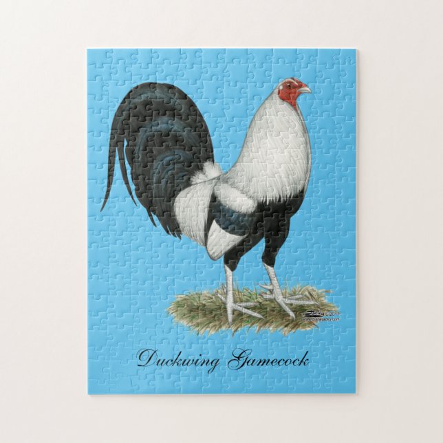 Quebra-cabeça Gamecock de prata de Duckwing (Vertical)