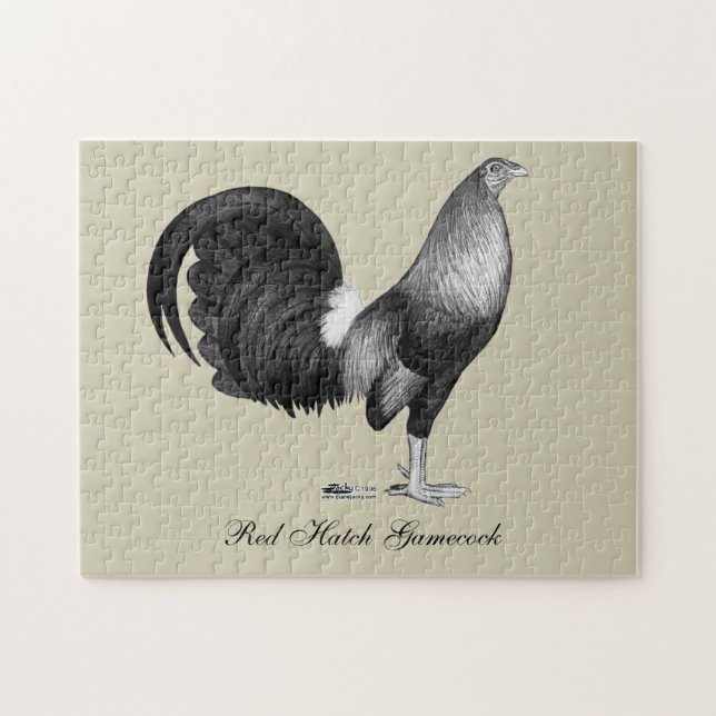 Quebra-cabeça Gamecock Red Hatch (Horizontal)